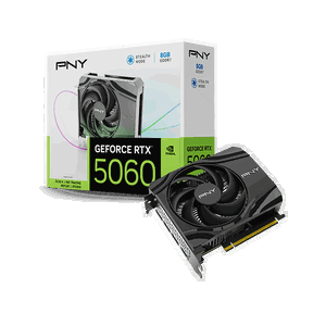 PNY GeForce RTX 5060 Single Fan 8GB GDDR7 DLSS4  Tarjeta Gráfica Nvidia