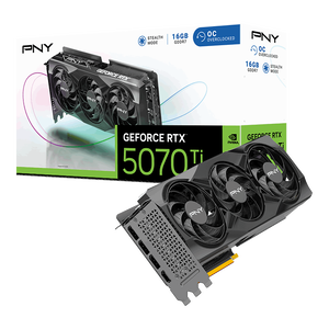 PNY GeForce RTX 5070 Ti OC Triple Fan 16GB GDDR7 DLSS4 Tarjeta Gráfica Nvidia PNY GeForce RTX 5070 Ti OC Triple Fan 16GB GDDR7 DLSS4 Tarjeta Gráfica Nvidia