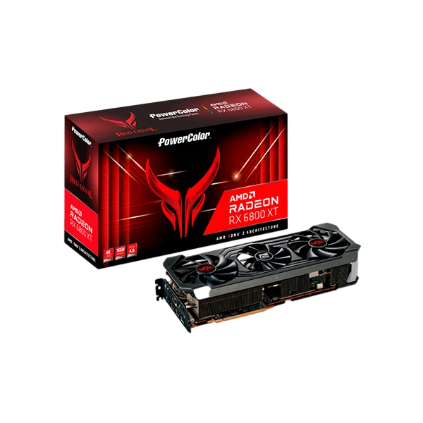 PowerColor Red Devil Radeon RX6800 XT 16GB GDDR6 Tarjeta Gráfica AMD PowerColor Red Devil Radeon RX6800 XT 16GB GDDR6 Tarjeta Gráfica AMD