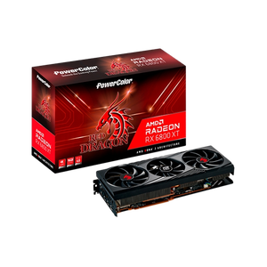 PowerColor Red Dragon Radeon RX6800 XT 16GB GDDR6 Tarjeta Gráfica AMD PowerColor Red Dragon Radeon RX6800 XT 16GB GDDR6 Tarjeta Gráfica AMD