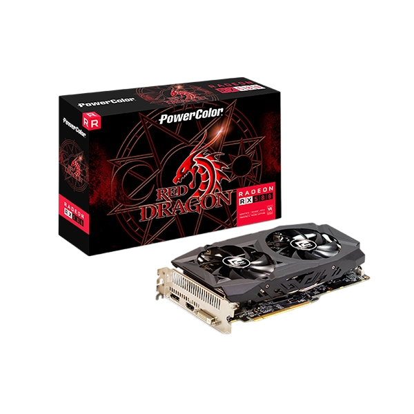 PowerColor Red Dragon Radeon RX580 8GB GDDR5 Tarjeta Gráfica AMD PowerColor Red Dragon Radeon RX580 8GB GDDR5 Tarjeta Gráfica AMD