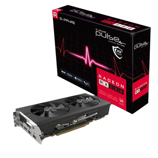 Sapphire Pulse Radeon RX580 8GB GDDR5  Tarjeta Gráfica AMD Sapphire Pulse Radeon RX580 8GB GDDR5  Tarjeta Gráfica AMD