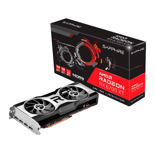 Sapphire Radeon RX6700 XT Gaming 12GB GDDR6 Tarjeta Gráfica AMD Sapphire Radeon RX6700 XT Gaming 12GB GDDR6 Tarjeta Gráfica AMD