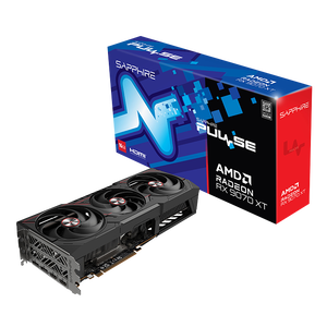 Sapphire Radeon RX 9070 XT Pulse Gaming 16GB GDDR6 RDNA4  Tarjeta Gráfica AMD