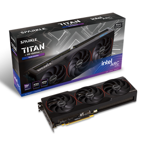 Sparkle Intel Arc B580 Titan Nox OC 12GB GDDR6  Tarjeta Gráfica Intel