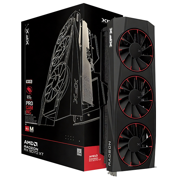 XFX Radeon RX 9070 XT Quicksilver Gaming OC 16GB GDDR6 RDNA4 Tarjeta Gráfica AMD XFX Radeon RX 9070 XT Quicksilver Gaming OC 16GB GDDR6 RDNA4 Tarjeta Gráfica AMD