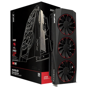 XFX Radeon RX 9070 XT Quicksilver Gaming OC 16GB GDDR6 RDNA4  Tarjeta Gráfica AMD
