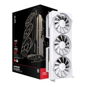 XFX Radeon RX 9070 XT Swift White Gaming 16GB GDDR6 RDNA4  Blanca  Tarjeta Gráfica AMD