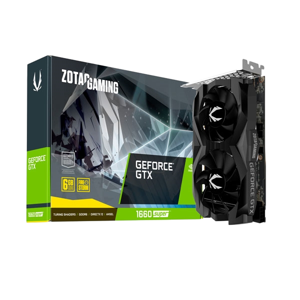 Zotac GeForce GTX1660 Super Twin Fan 6GB GDDR6 Gráfica Zotac GeForce GTX1660 Super Twin Fan 6GB GDDR6 Gráfica