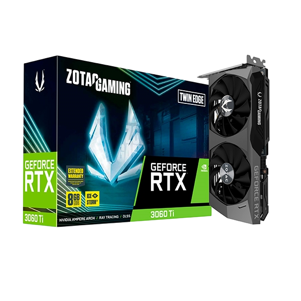 Zotac GeForce RTX3060 Ti Twin Edge 8GB GDDR6 Gráfica Zotac GeForce RTX3060 Ti Twin Edge 8GB GDDR6 Gráfica