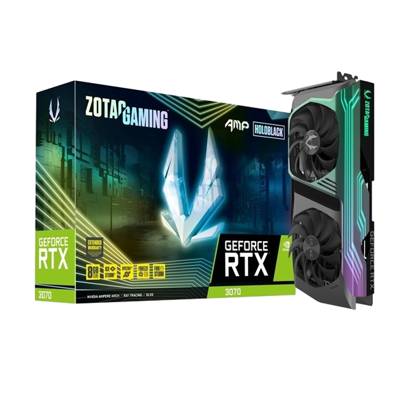 Zotac GeForce RTX3070 AMP Holo 8GB GDDR6 LHR Gráfica Zotac GeForce RTX3070 AMP Holo 8GB GDDR6 LHR Gráfica