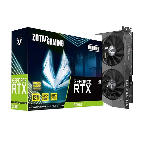 Zotac GeForce RTX3060 Twin Edge 12GB GD6 Gráfica Bulk Sin Caja Zotac GeForce RTX3060 Twin Edge 12GB GD6 Gráfica Bulk Sin Caja
