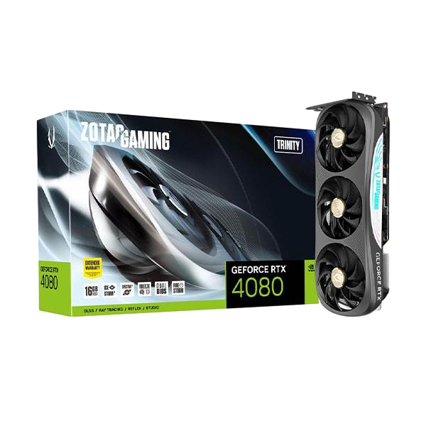 Zotac GeForce RTX 4080 Trinity 16GB GDDR6X DLSS3 Tarjeta Gráfica Nvidia Zotac GeForce RTX 4080 Trinity 16GB GDDR6X DLSS3 Tarjeta Gráfica Nvidia