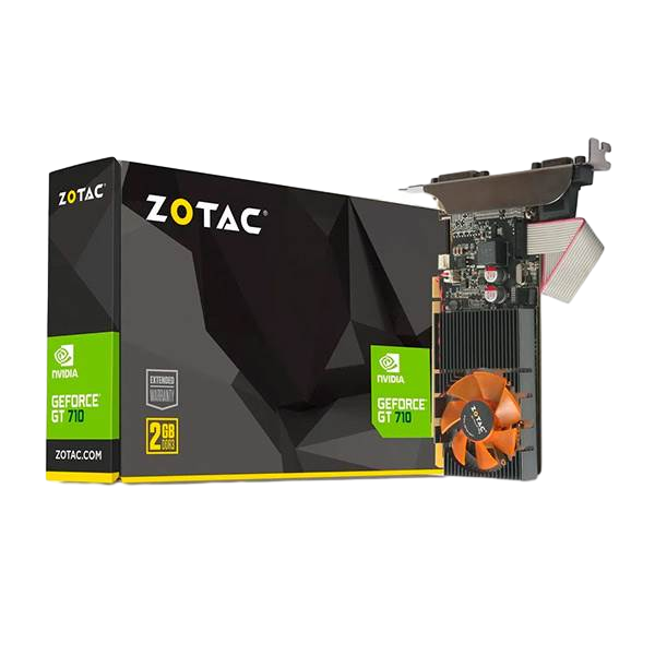 Zotac GeForce GT 710 2GB GDDR3 Tarjeta Gráfica Nvidia Zotac GeForce GT 710 2GB GDDR3 Tarjeta Gráfica Nvidia