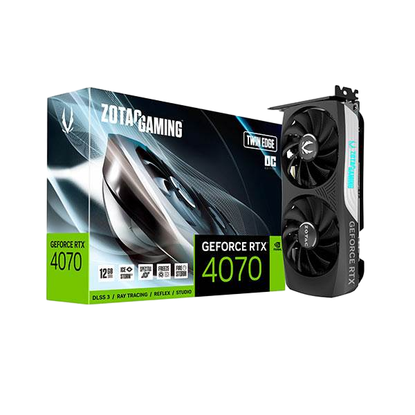 Zotac GeForce RTX 4070 Twin Edge OC 12GB GDDR6X DLSS3 Tarjeta Gráfica Nvidia Zotac GeForce RTX 4070 Twin Edge OC 12GB GDDR6X DLSS3 Tarjeta Gráfica Nvidia