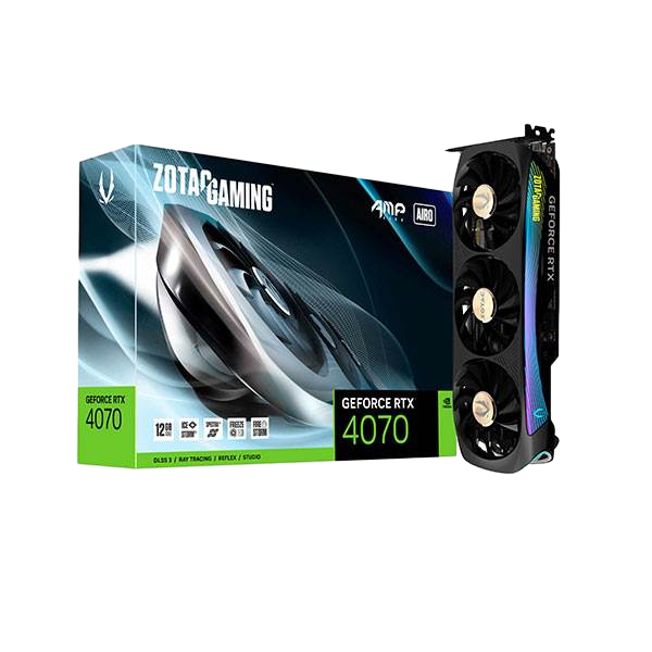 Zotac GeForce RTX 4070 AMP AIRO 12GB GDDR6X DLSS3  Tarjeta Gráfica Nvidia Zotac GeForce RTX 4070 AMP AIRO 12GB GDDR6X DLSS3  Tarjeta Gráfica Nvidia