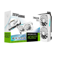 Zotac GeForce RTX 4060 Ti Twin Edge White 8GB GDDR6 DLSS3  Tarjeta Gráfica Nvidia