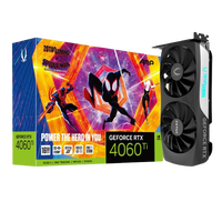 Zotac GeForce RTX 4060 Ti AMP Spiderman 16GB GDDR6 DLSS3 Tarjeta Gráfica Nvidia Zotac GeForce RTX 4060 Ti AMP Spiderman 16GB GDDR6 DLSS3 Tarjeta Gráfica Nvidia