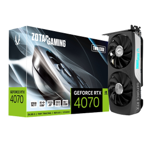 Zotac GeForce RTX 4070 Twin Edge 12GB GDDR6X DLSS3  Tarjeta Gráfica Nvidia