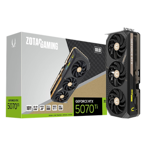 Zotac GeForce RTX 5070 Ti Solid Core 16GB GDDR7 DLSS4 Tarjeta Gráfica Nvidia Zotac GeForce RTX 5070 Ti Solid Core 16GB GDDR7 DLSS4 Tarjeta Gráfica Nvidia