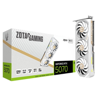 Zotac GeForce RTX 5070 AMP White 12GB GDDR7 DLSS4 | Blanca | Tarjeta Gráfica Nvidia Zotac GeForce RTX 5070 AMP White 12GB GDDR7 DLSS4 | Blanca | Tarjeta Gráfica Nvidia