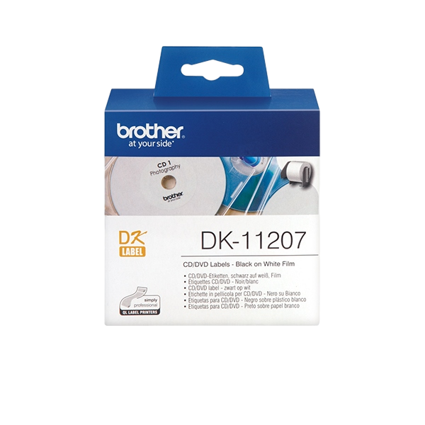 Etiquetas CDDVD Brother DK11207 Etiquetas CDDVD Brother DK11207