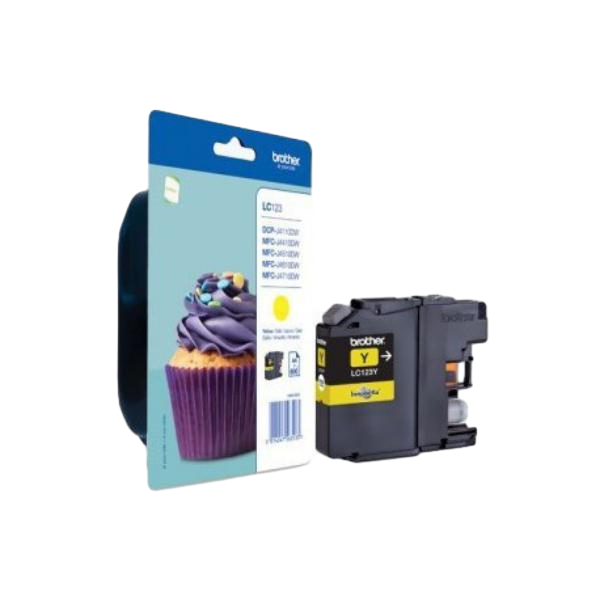 Brother LC123Y amarillo 600 pag Tinta Brother LC123Y amarillo 600 pag Tinta