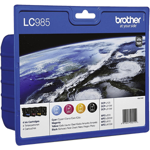 Brother LC985 Pack 4 Cartuchos Negro  Colores