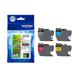 Pack de 4 cartuchos originales Brother LC422XLVAL BKCMY  Multipack alta duración