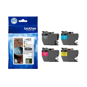 Pack de 4 cartuchos originales Brother LC422VAL BKCMY  Multipack 550 páginas