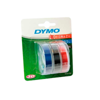 Dymo cinta en relieve autoadhesiva 3D x 3  Consumible