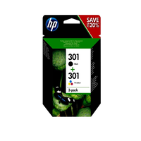 HP 301 negro y tricolor 190165 pag Tinta HP 301 negro y tricolor 190165 pag Tinta