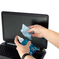 Ewent EW5671 Líquido 200ml Paño de Microfibra 20x20cm Kit de Limpieza para Pantallas Ewent EW5671 Líquido 200ml Paño de Microfibra 20x20cm Kit de Limpieza para Pantallas