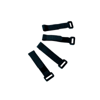 Logilink 10 bridas textiles velcro para cable negro