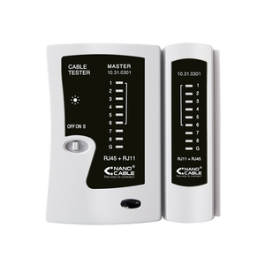 Nanocable 10310301  Testeador para Cable RJ11RJ12RJ45