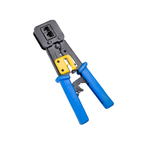 Crimpadora RJ11 RJ45 con corte de cable EZ Herramientas Crimpadora RJ11 RJ45 con corte de cable EZ Herramientas