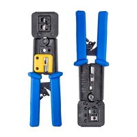 Crimpadora RJ11 RJ45 con corte de cable EZ Herramientas Crimpadora RJ11 RJ45 con corte de cable EZ Herramientas