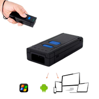 Posiberica PS1DB77  Lector de Códigos de Barras 1D Pocket Escáner Láser Bluetooth MicroUSB