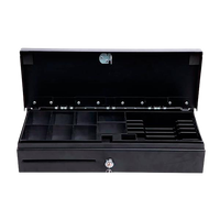 SEYPOS VERTICAL 460x170 RJ11 INOX  Cajón Portamonedas