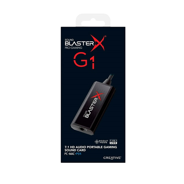 Creative Sound Blaster X G1 USB Tarjeta de sonido Creative Sound Blaster X G1 USB Tarjeta de sonido