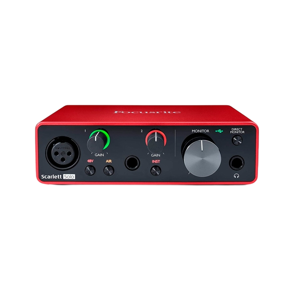 Focusrite Scarlett SOLO 3nd Gen USB Tarjeta de Sonido Focusrite Scarlett SOLO 3nd Gen USB Tarjeta de Sonido