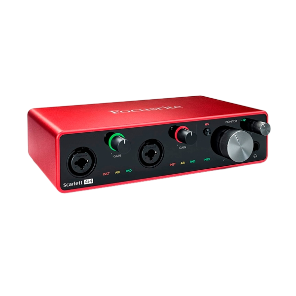 Focusrite Scarlett 4i4 3nd Gen USB Tarjeta de Sonido Focusrite Scarlett 4i4 3nd Gen USB Tarjeta de Sonido