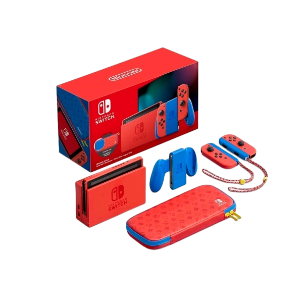 Nintendo Switch Edición Mario RojoAzul  Consola Nintendo Switch Edición Mario RojoAzul  Consola