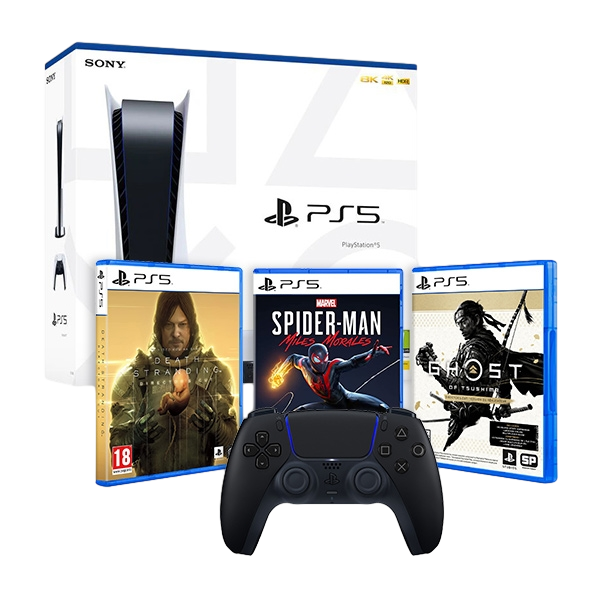 Sony PlayStation 5  3 Juegos  1 Mando Dualsense  Consola Sony PlayStation 5  3 Juegos  1 Mando Dualsense  Consola