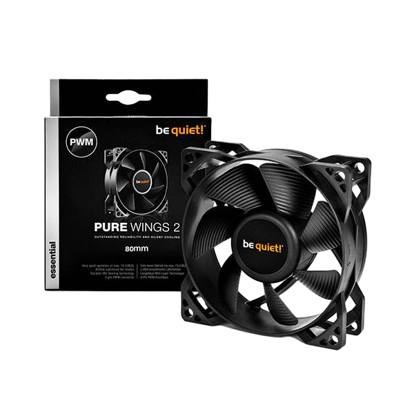 Be quiet Pure Wings 2 PWM 80mm  Ventilador Be quiet Pure Wings 2 PWM 80mm  Ventilador