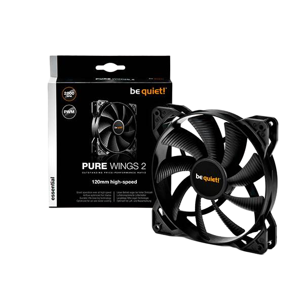 Be Quiet Pure Wings 2 120mm PWM High Speed Ventilador Be Quiet Pure Wings 2 120mm PWM High Speed Ventilador