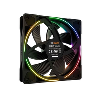 Be Quiet Light Wings 120x120 ARGB Black  Ventilador