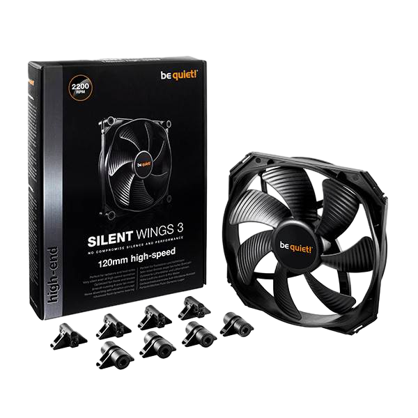 Be Quiet Shadow Wings 2 White 120mm  Ventilador Be Quiet Shadow Wings 2 White 120mm  Ventilador