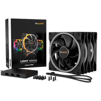 Be Quiet Light Wings pack pack 3 unidades 140mm ARGB Ventilador Be Quiet Light Wings pack pack 3 unidades 140mm ARGB Ventilador