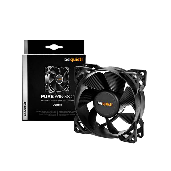 Be Quiet Pure Wings 2 PWM 80mm  Ventilador Be Quiet Pure Wings 2 PWM 80mm  Ventilador